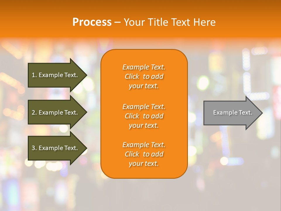 People Neon Signs Japan PowerPoint Template