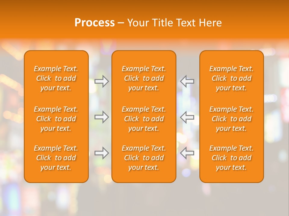 People Neon Signs Japan PowerPoint Template