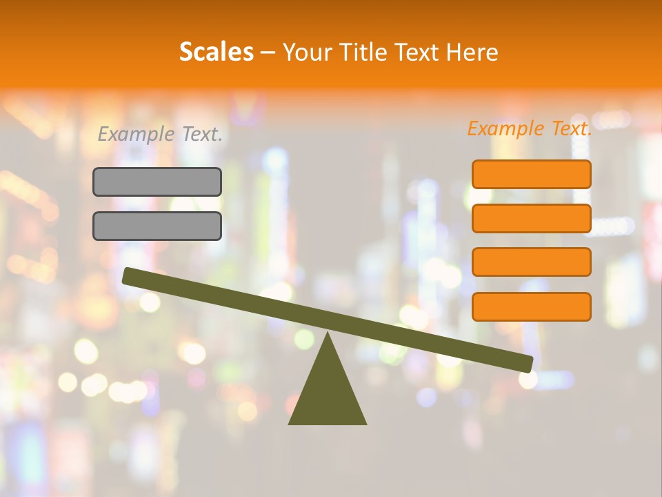 People Neon Signs Japan PowerPoint Template