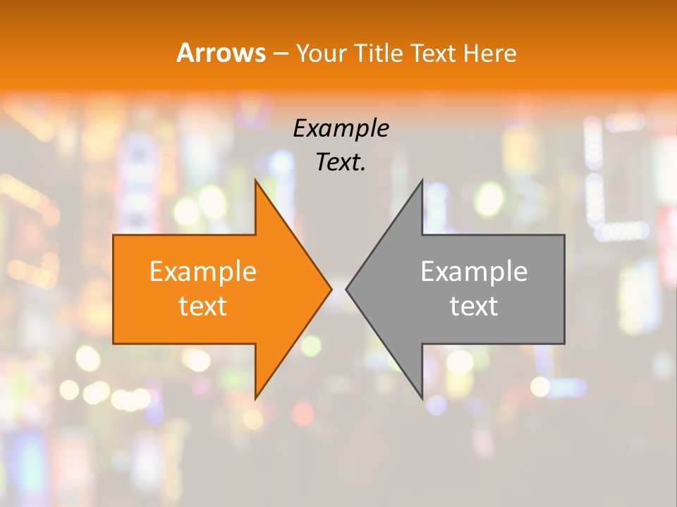 People Neon Signs Japan PowerPoint Template