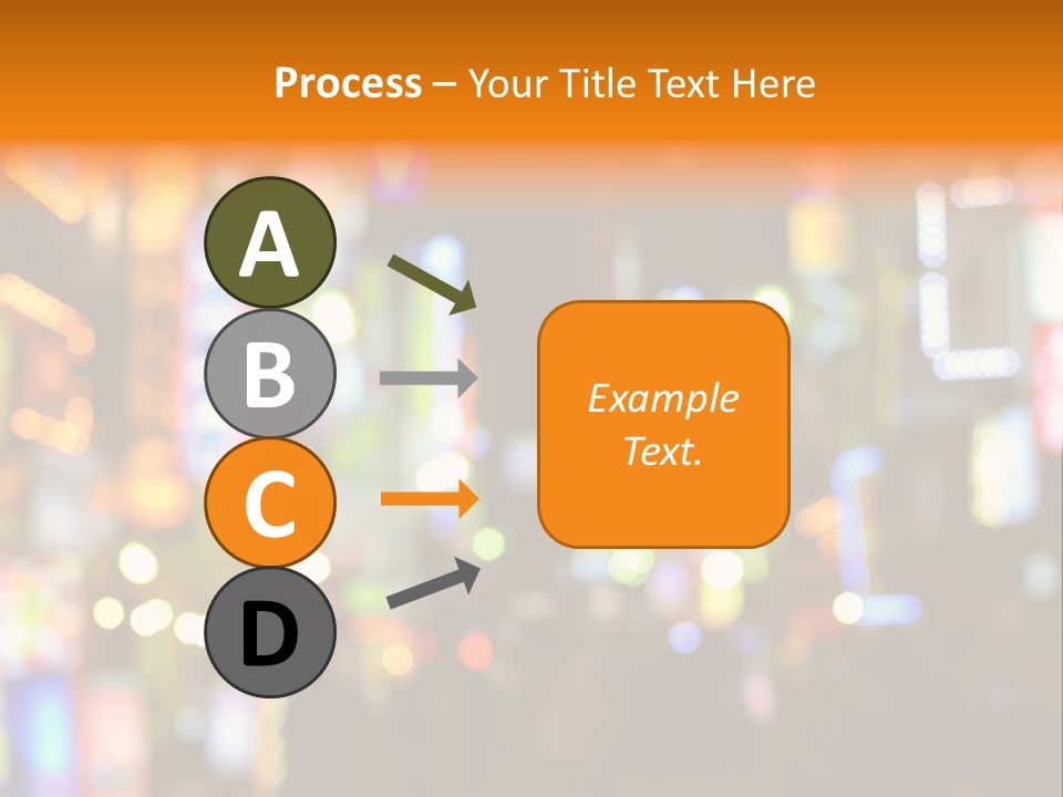 People Neon Signs Japan PowerPoint Template