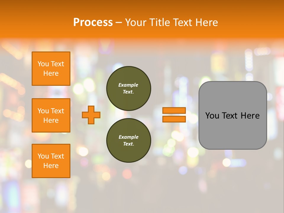 People Neon Signs Japan PowerPoint Template