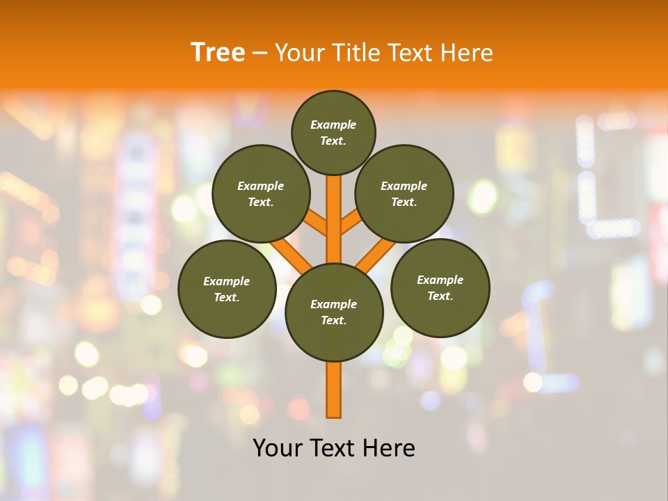 People Neon Signs Japan PowerPoint Template