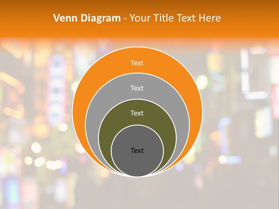 People Neon Signs Japan PowerPoint Template