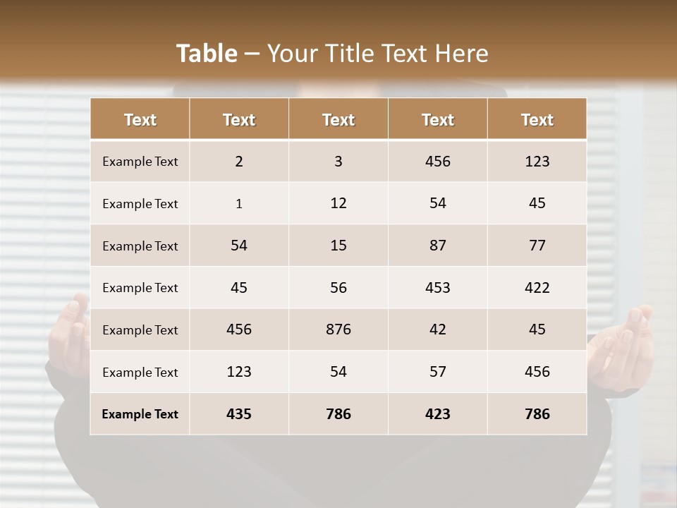 Employer Lifestyle Staff PowerPoint Template