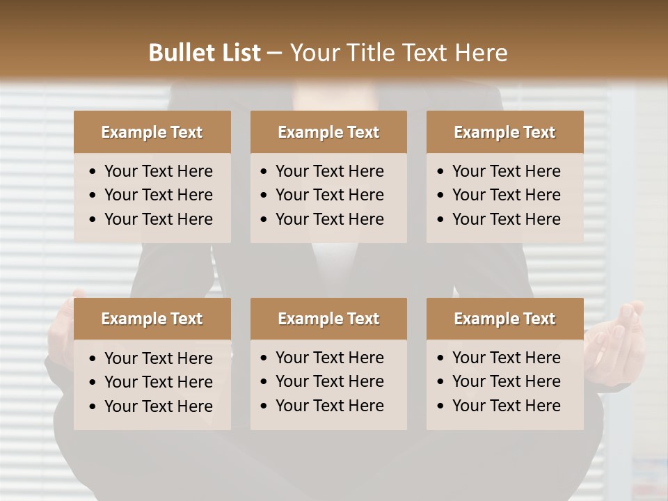 Employer Lifestyle Staff PowerPoint Template