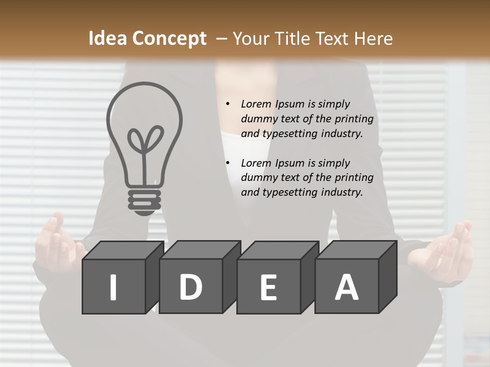 Employer Lifestyle Staff PowerPoint Template