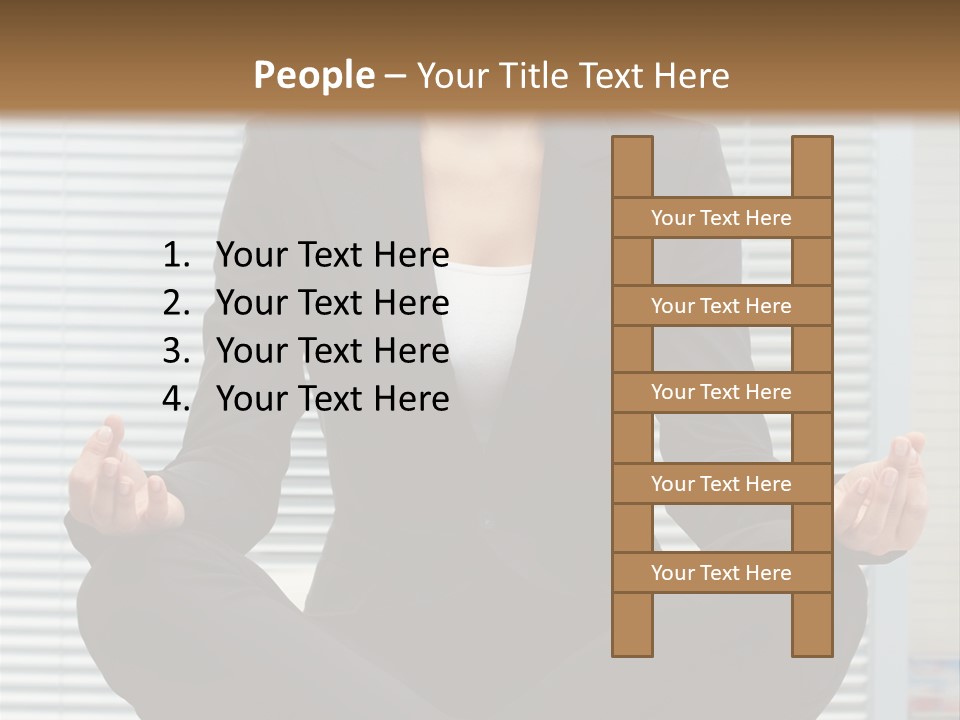 Employer Lifestyle Staff PowerPoint Template