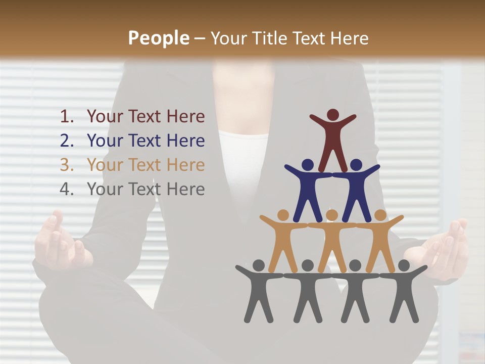 Employer Lifestyle Staff PowerPoint Template