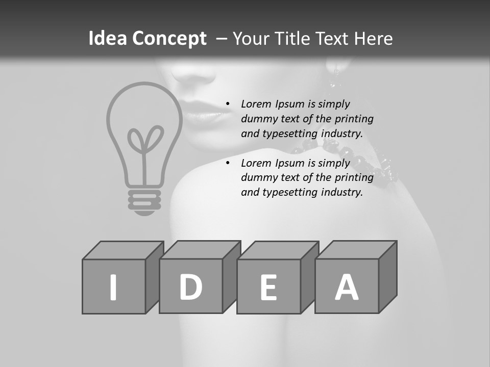 Luxury Pretty Isolated PowerPoint Template