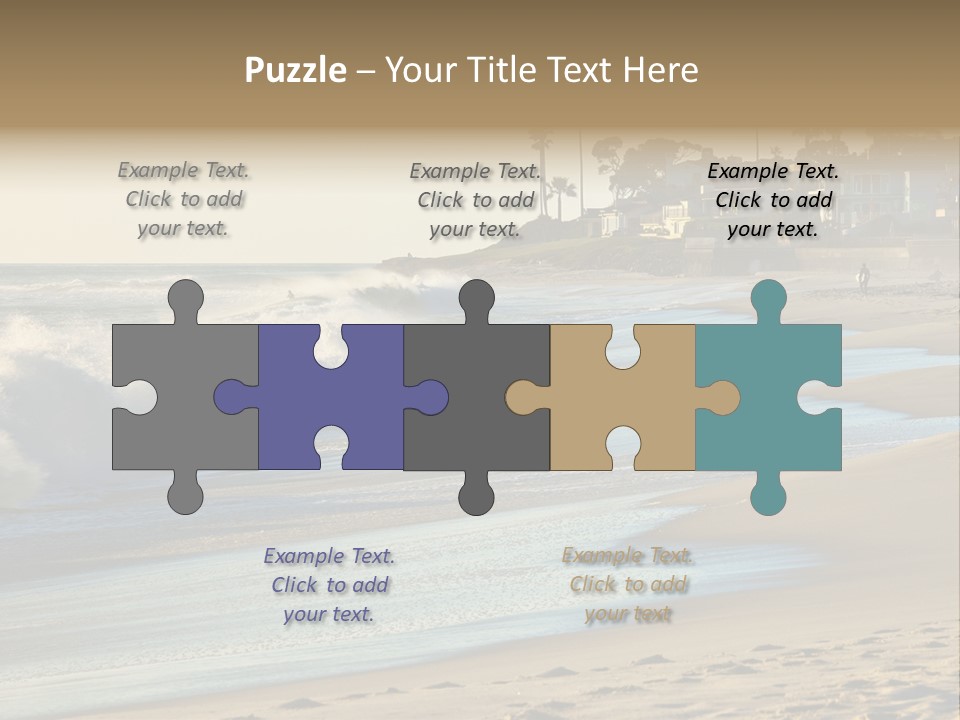 Ocean Diego Current PowerPoint Template