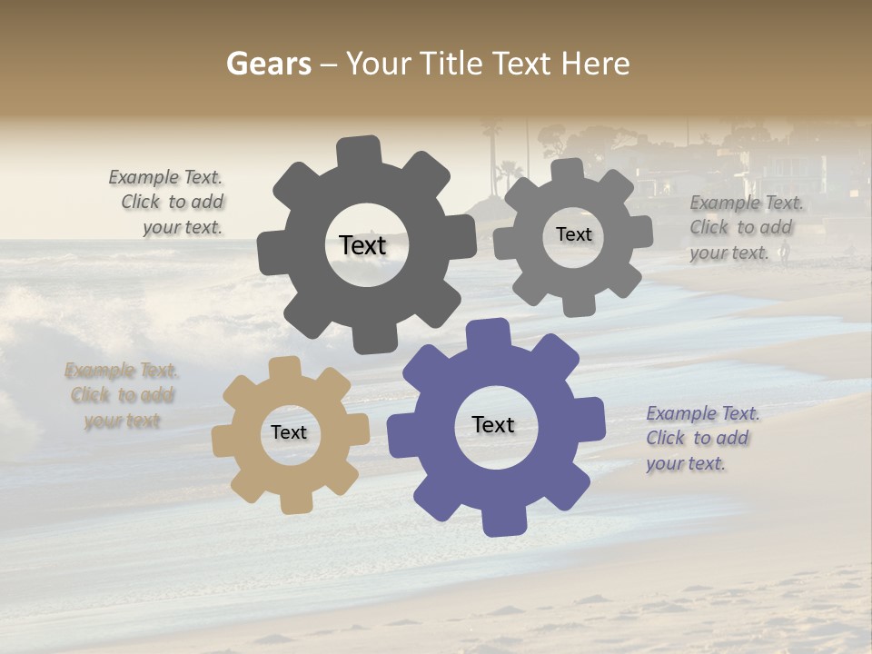 Ocean Diego Current PowerPoint Template