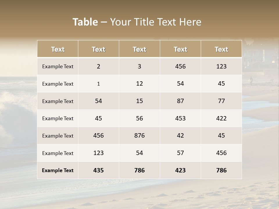 Ocean Diego Current PowerPoint Template