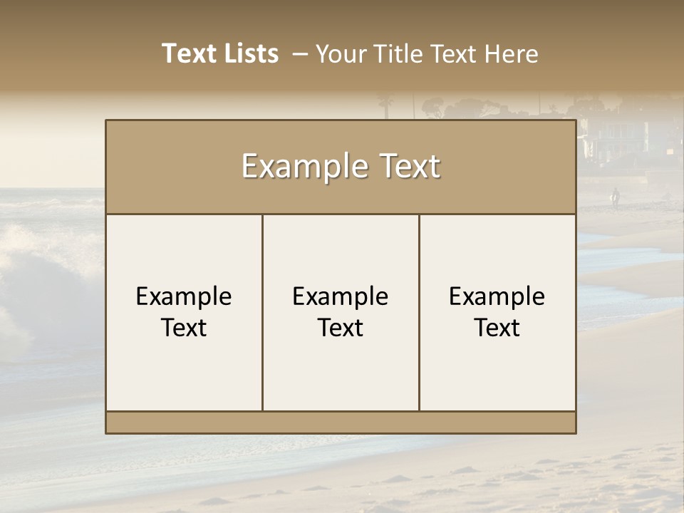 Ocean Diego Current PowerPoint Template