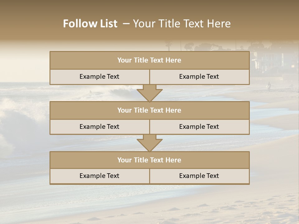 Ocean Diego Current PowerPoint Template