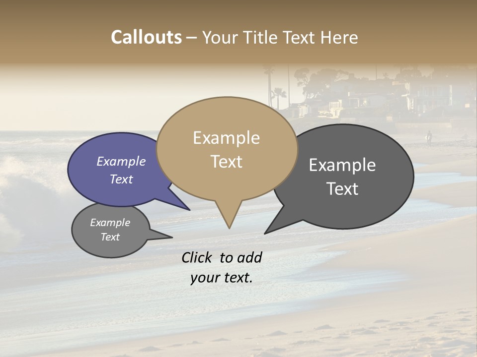 Ocean Diego Current PowerPoint Template