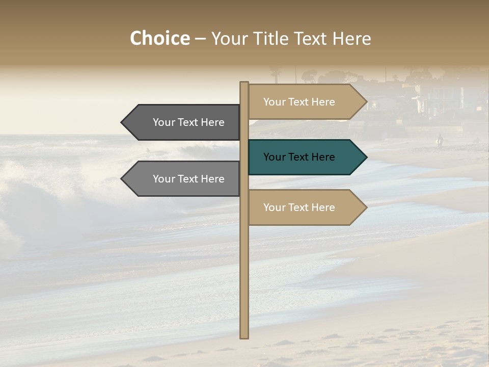 Ocean Diego Current PowerPoint Template