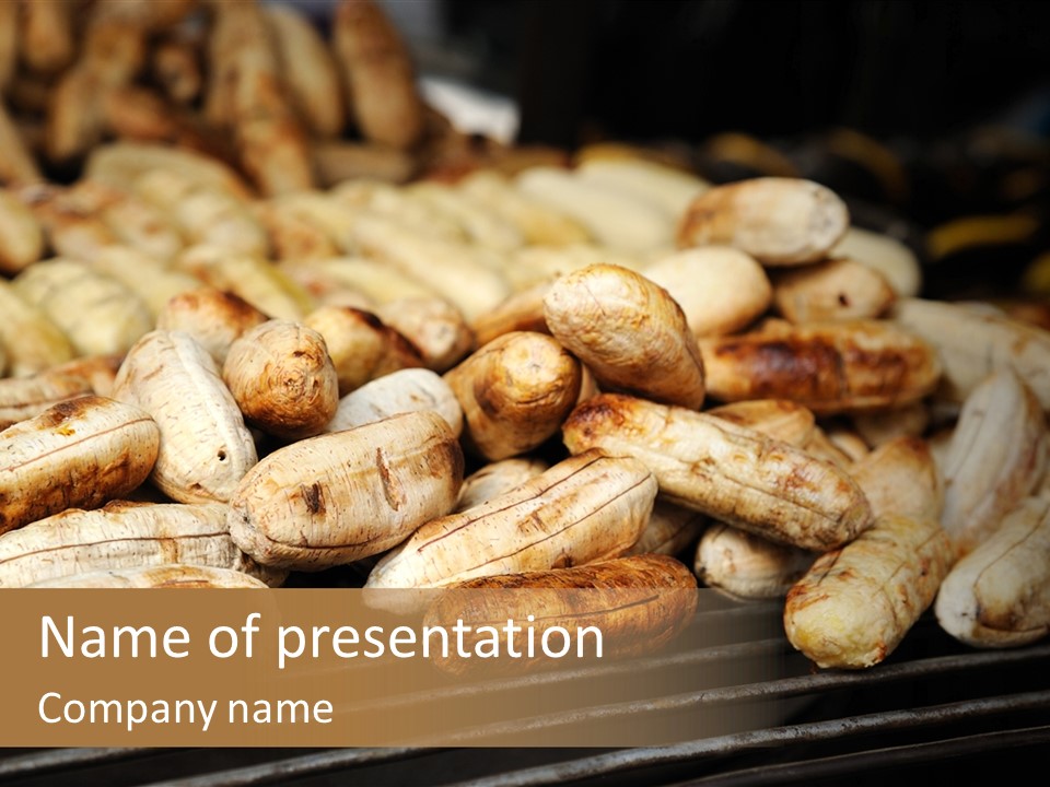 Barbecue Fruit Bangkok PowerPoint Template