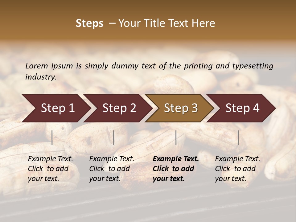 Barbecue Fruit Bangkok PowerPoint Template