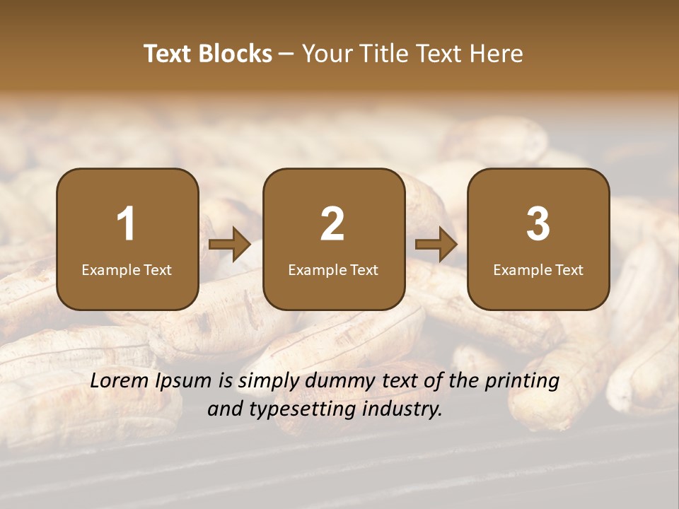 Barbecue Fruit Bangkok PowerPoint Template