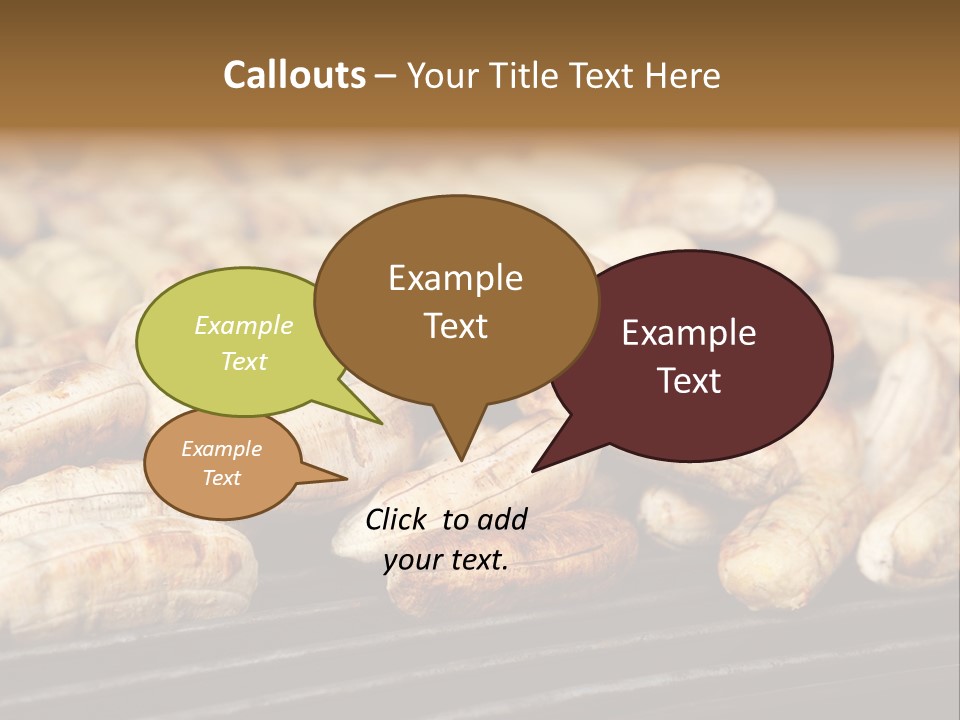 Barbecue Fruit Bangkok PowerPoint Template