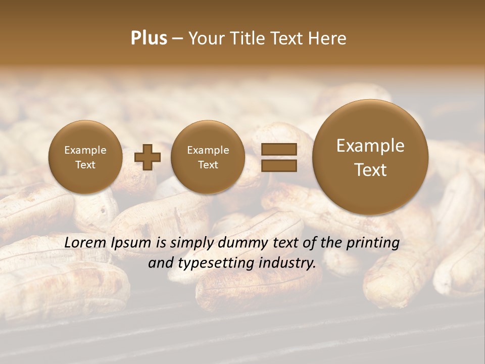 Barbecue Fruit Bangkok PowerPoint Template
