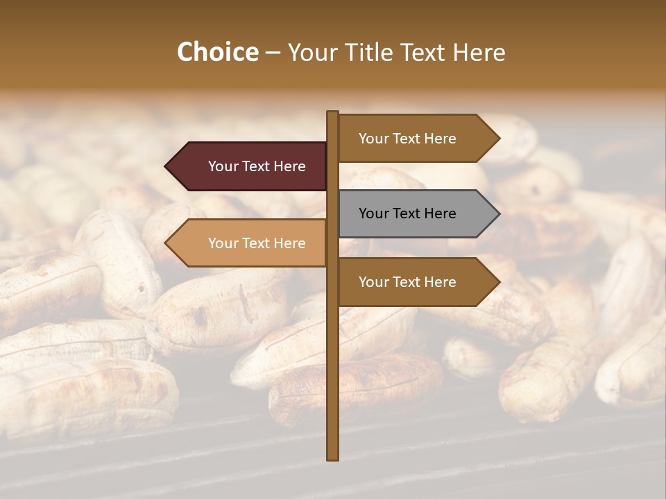 Barbecue Fruit Bangkok PowerPoint Template