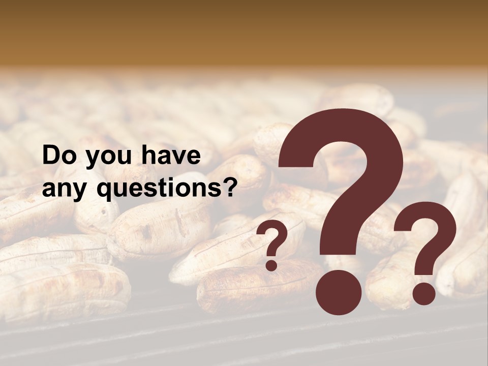 Barbecue Fruit Bangkok PowerPoint Template