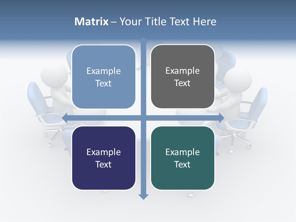 Office Armchair Chair PowerPoint Template
