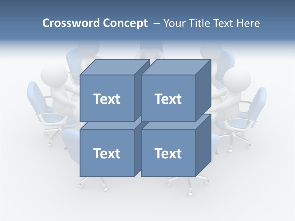 Office Armchair Chair PowerPoint Template
