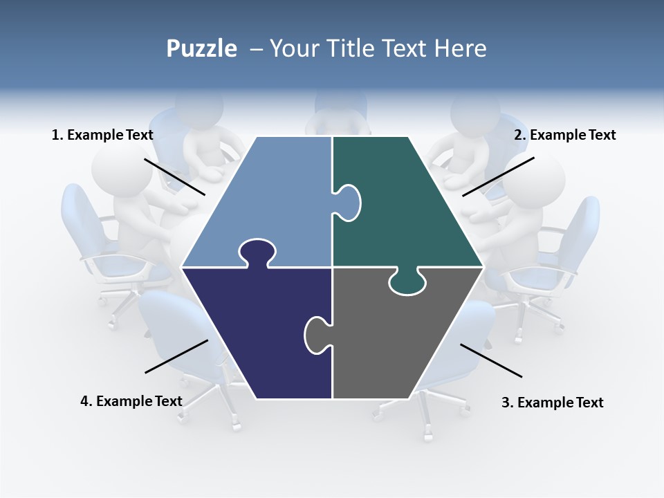 Office Armchair Chair PowerPoint Template