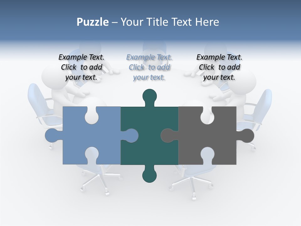 Office Armchair Chair PowerPoint Template