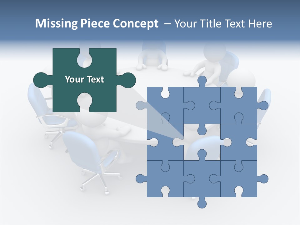 Office Armchair Chair PowerPoint Template