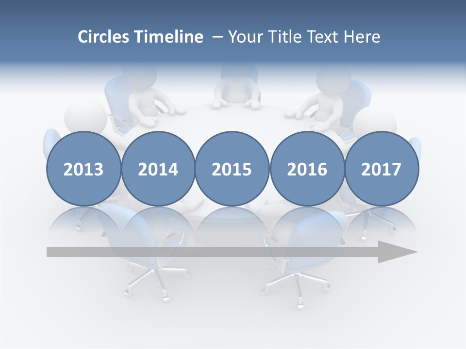 Office Armchair Chair PowerPoint Template