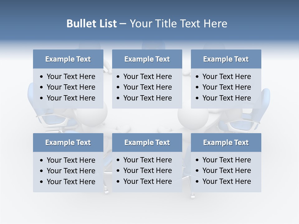 Office Armchair Chair PowerPoint Template