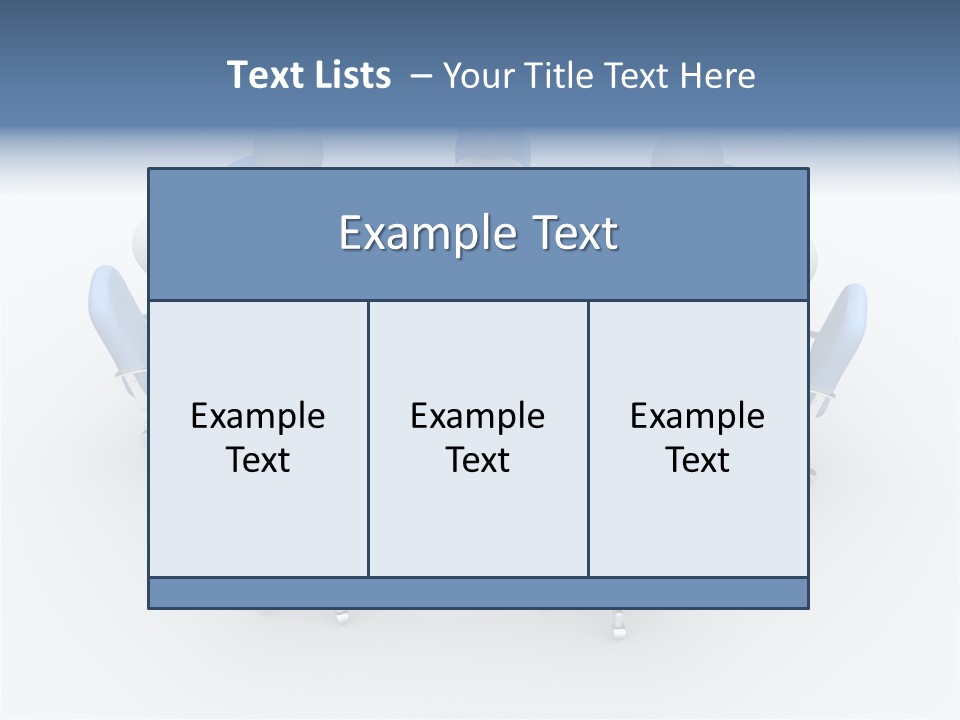 Office Armchair Chair PowerPoint Template