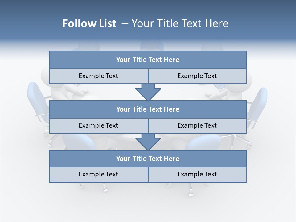 Office Armchair Chair PowerPoint Template