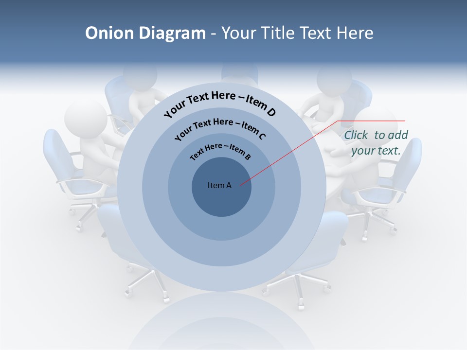 Office Armchair Chair PowerPoint Template