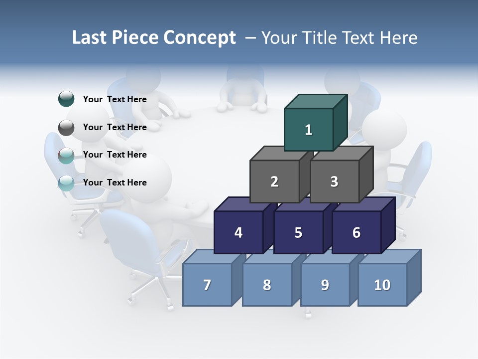 Office Armchair Chair PowerPoint Template