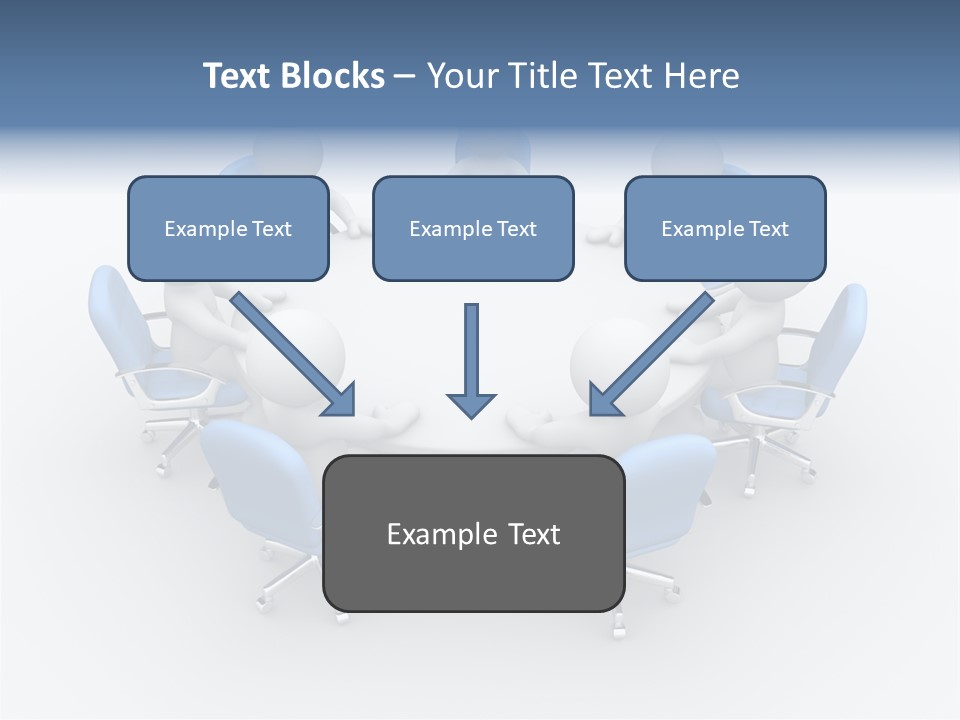 Office Armchair Chair PowerPoint Template
