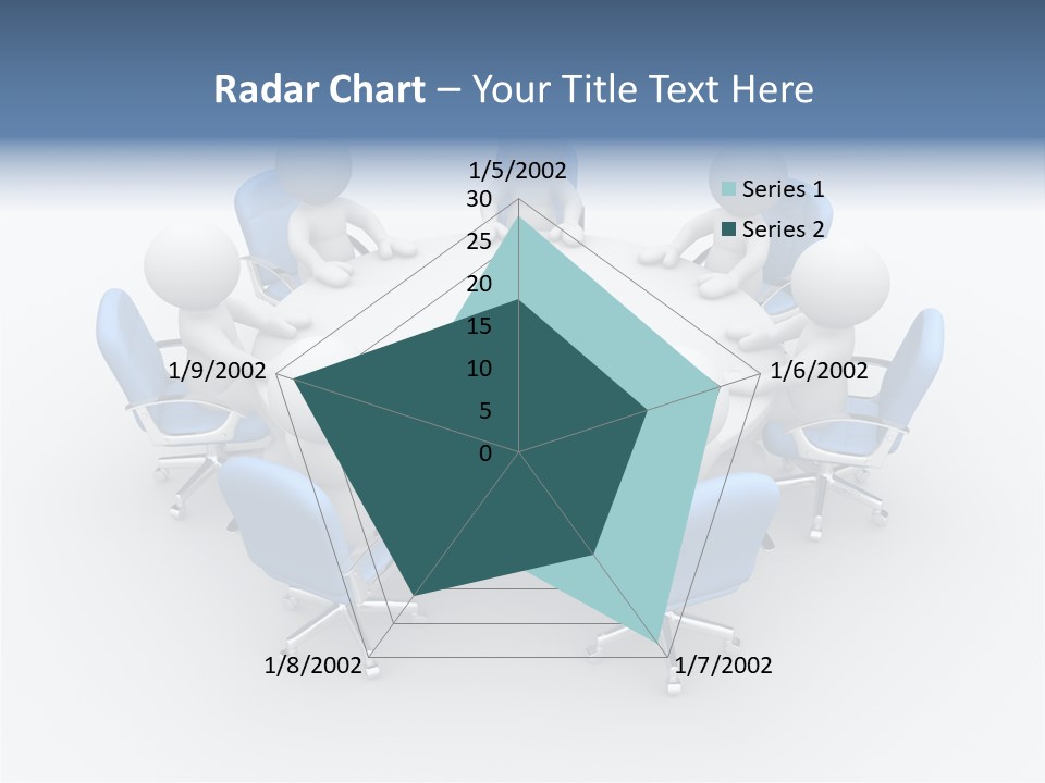 Office Armchair Chair PowerPoint Template