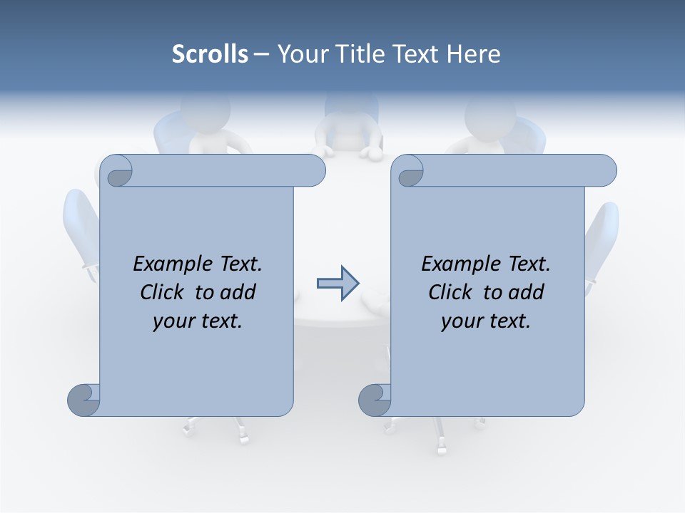 Office Armchair Chair PowerPoint Template