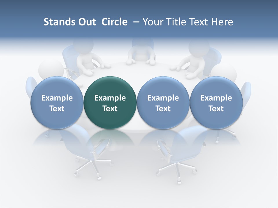 Office Armchair Chair PowerPoint Template