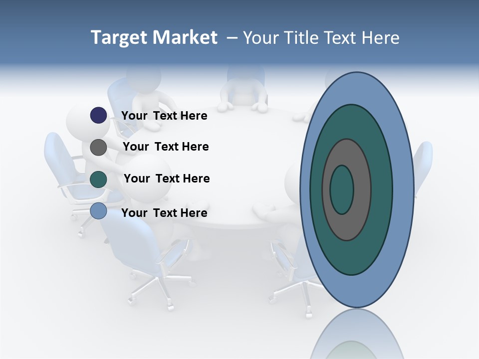 Office Armchair Chair PowerPoint Template