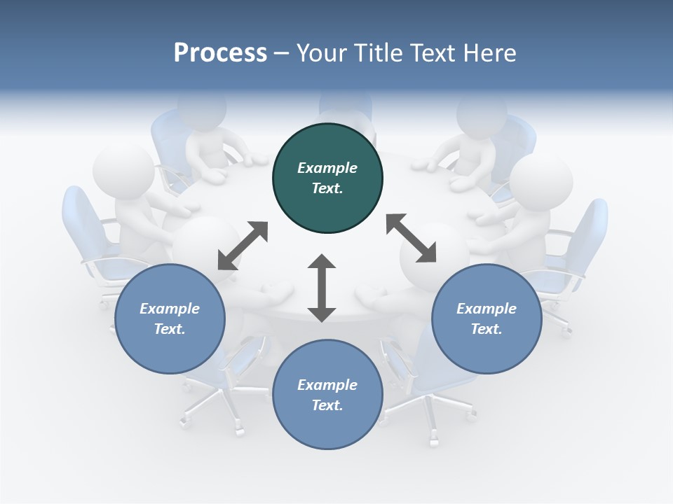 Office Armchair Chair PowerPoint Template