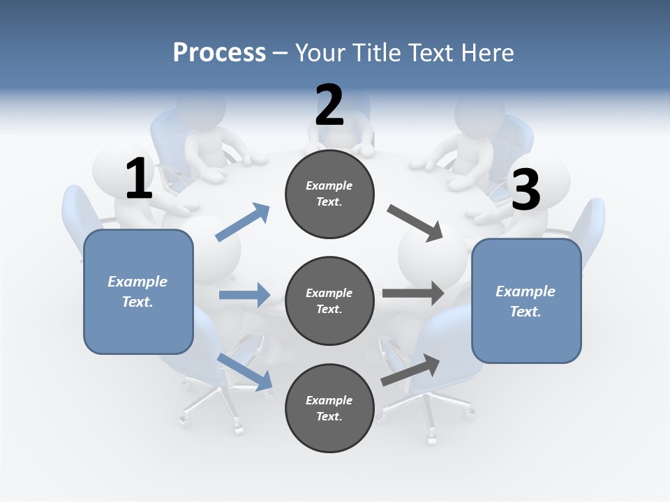 Office Armchair Chair PowerPoint Template