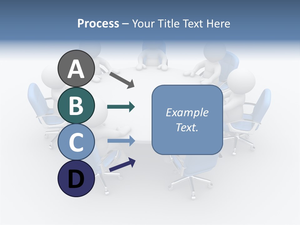 Office Armchair Chair PowerPoint Template