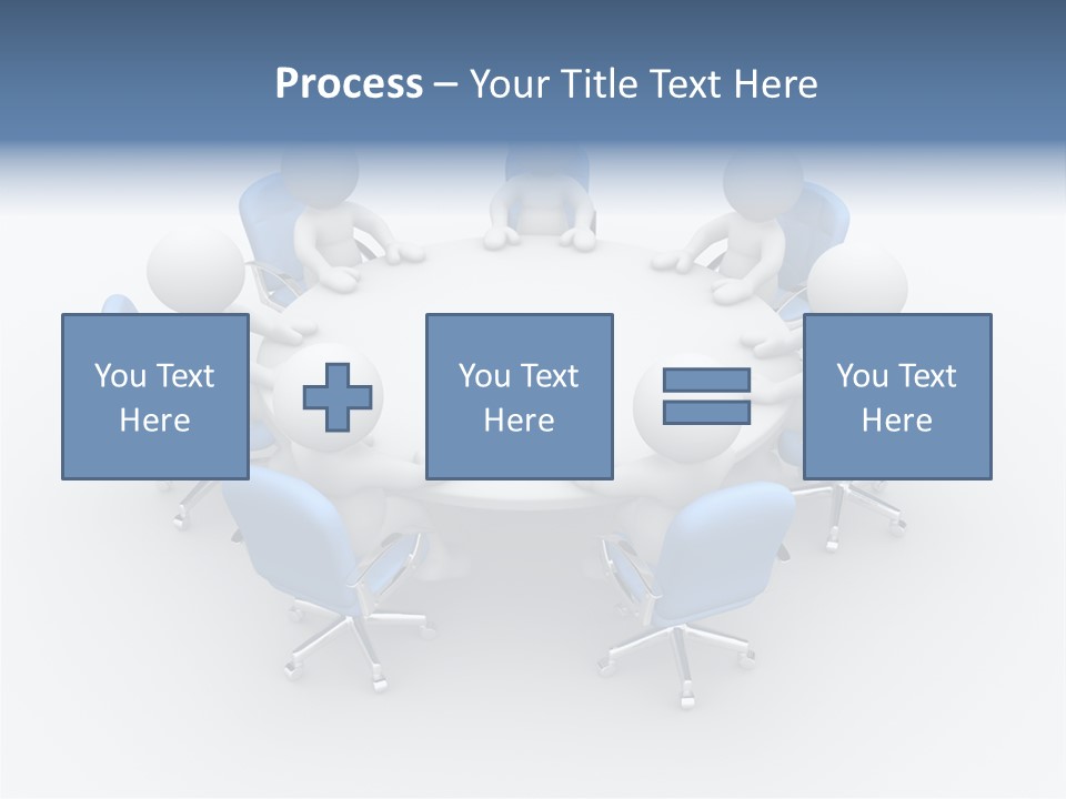 Office Armchair Chair PowerPoint Template