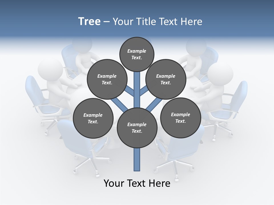 Office Armchair Chair PowerPoint Template