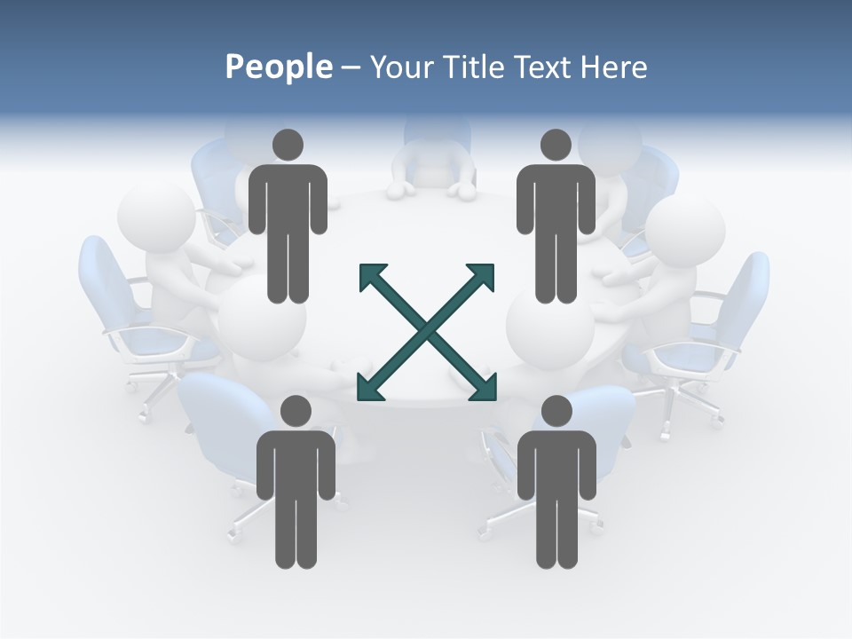 Office Armchair Chair PowerPoint Template